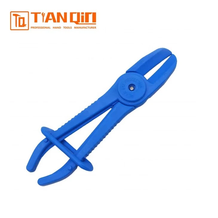 3pcs Plastic Oil Tube Straight End Cut-off Clamp factory