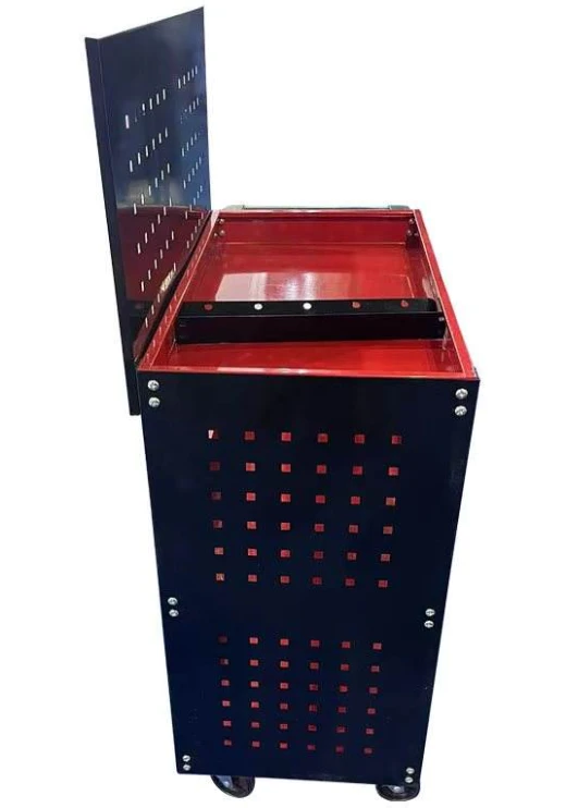 82750-Heavy Duty 3-Tier Mobile Tool Storage Garage Trolley With Wheels factory